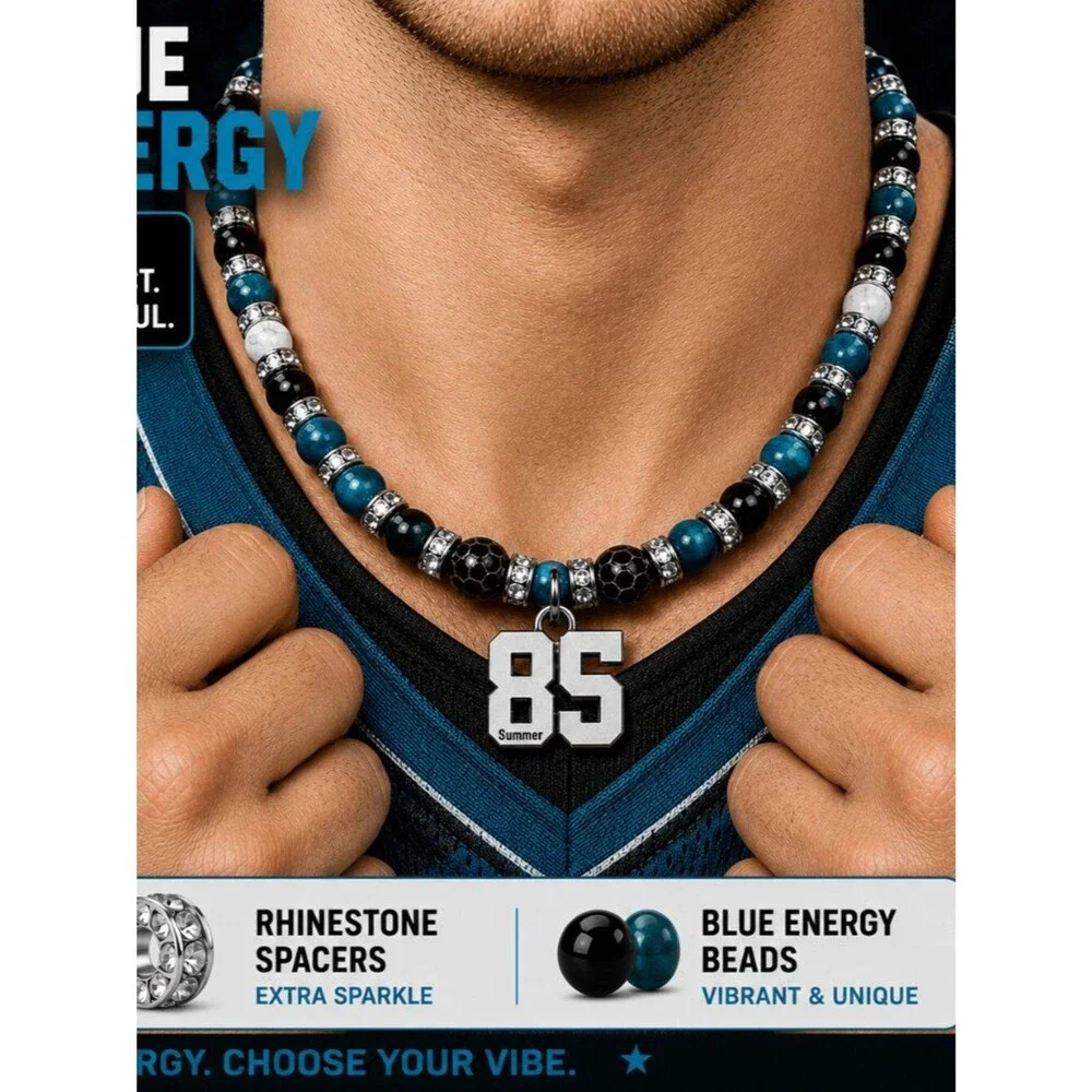 Personalized Football Necklace | Custom Jersey Number Pendant | Athlete Gift